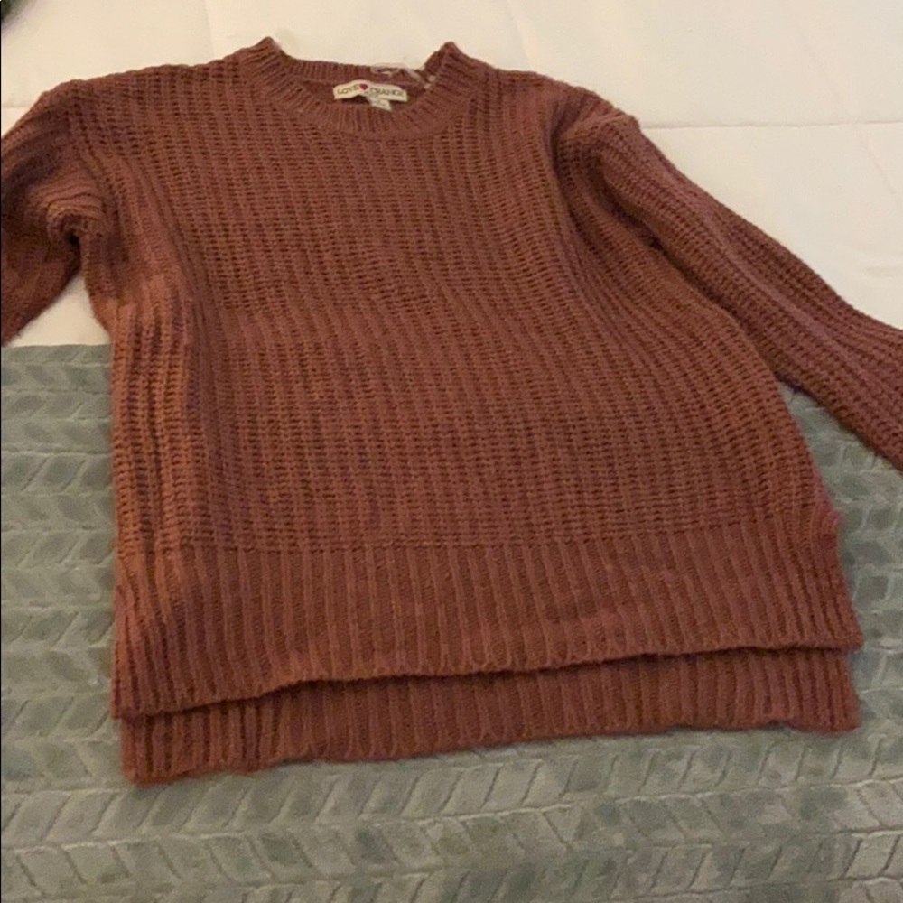 Light purple pink sweater